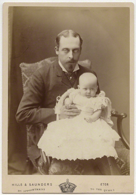 Prince Leopold, Duke of Albany; Princess Alice, Countess of Athlone by Hills & Saunders albumen cabinet card, 1883 NPG Ax5552 © National Portrait Gallery, London